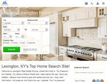 Tablet Screenshot of lexingtonrealestatesource.com